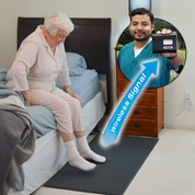 Bedside Floor Mat Alarm with Caregiver Pager