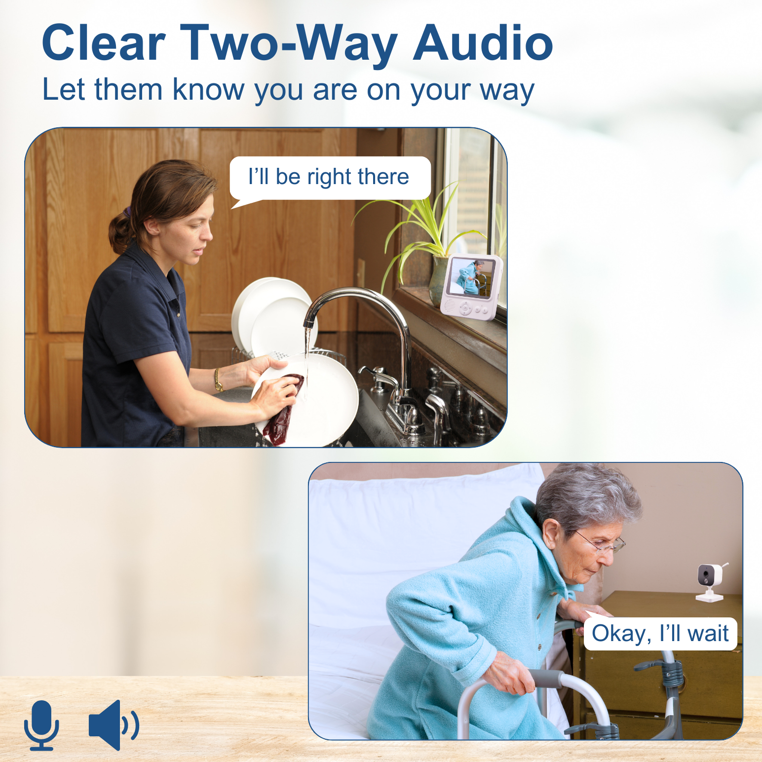 Wireless Video Monitor for Caregivers | Secure Elderly Monitoring