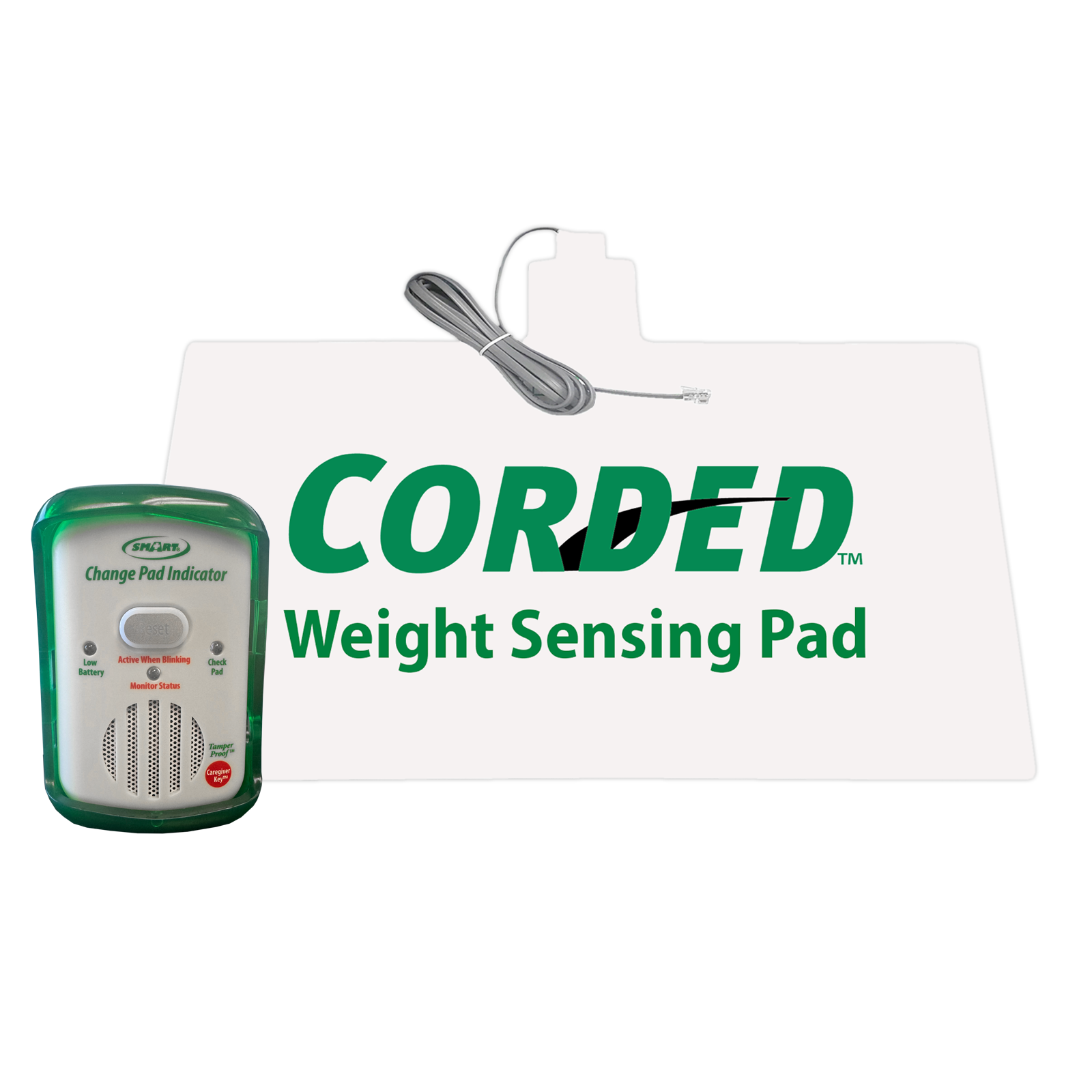 Corded Chair Pad System With Replacement Indicator