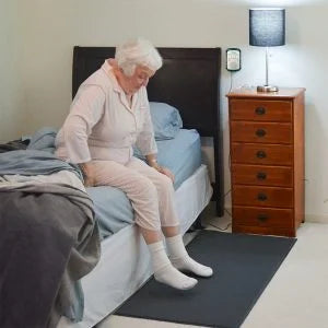 Floor Mat Alarm and Monitor System With On/Off Switch
